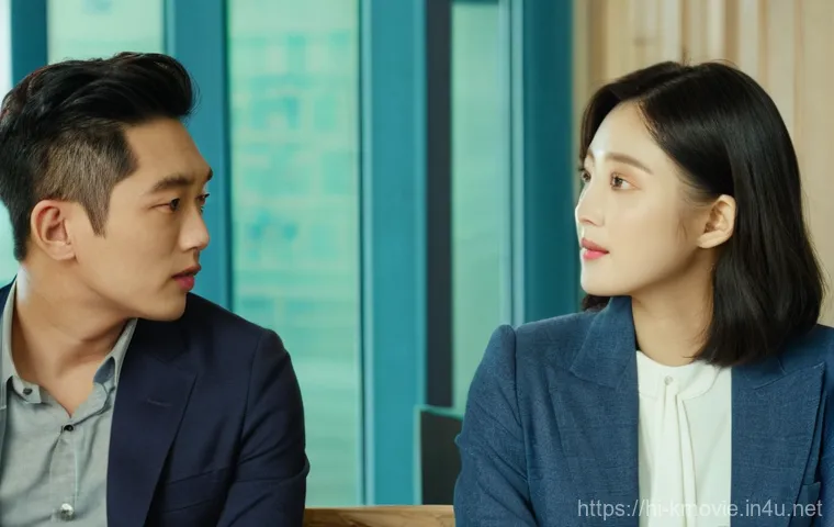 김혜수와 유아인의 연기 호흡 - The Intense Gaze of Unspoken Understanding**

A cinematic, realistic still focusing on Kim Hye-soo a...