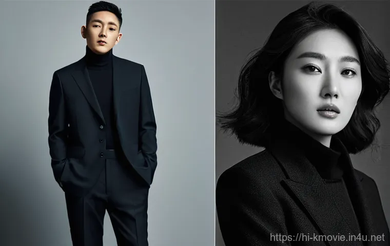 김혜수와 유아인의 연기 호흡 - Dynamic Chemistry in Thoughtful Dialogue**

A high-resolution photograph capturing Kim Hye-soo and Y...